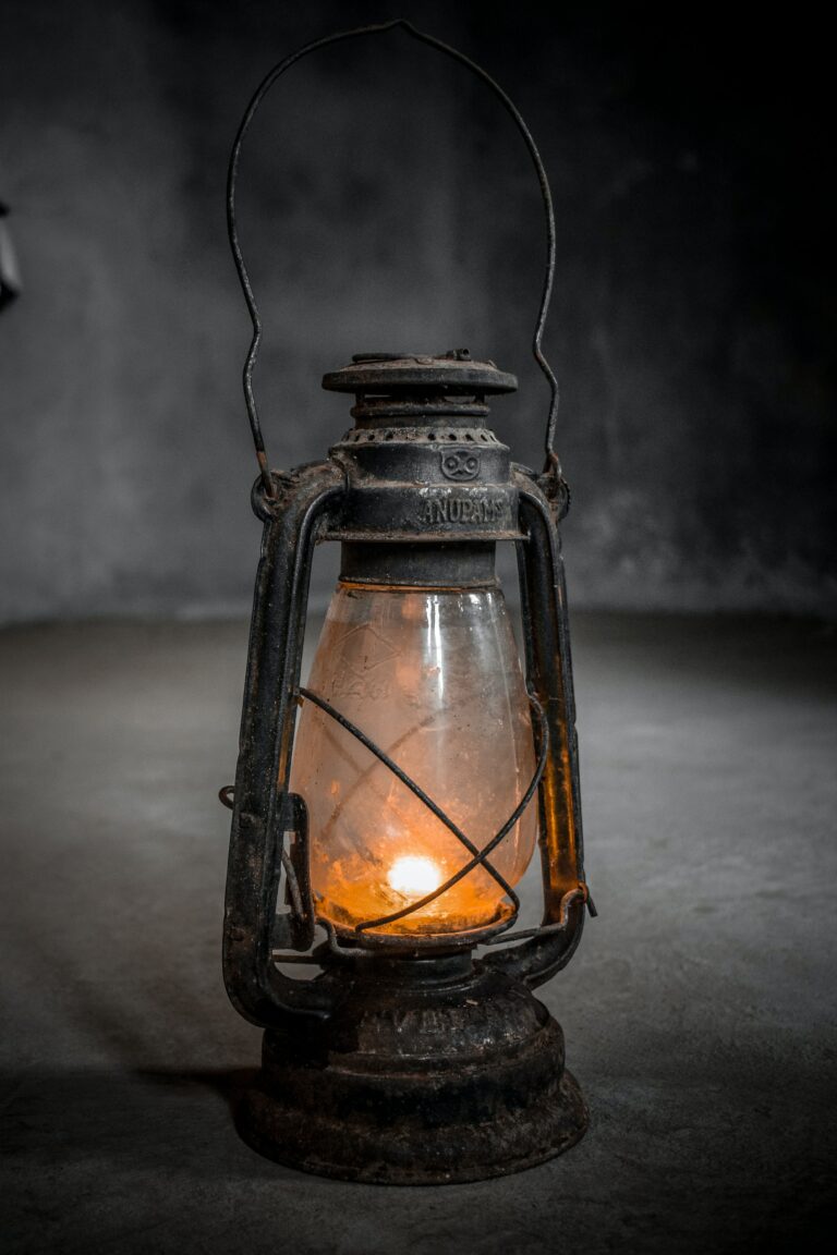Una piccola lampada vintage